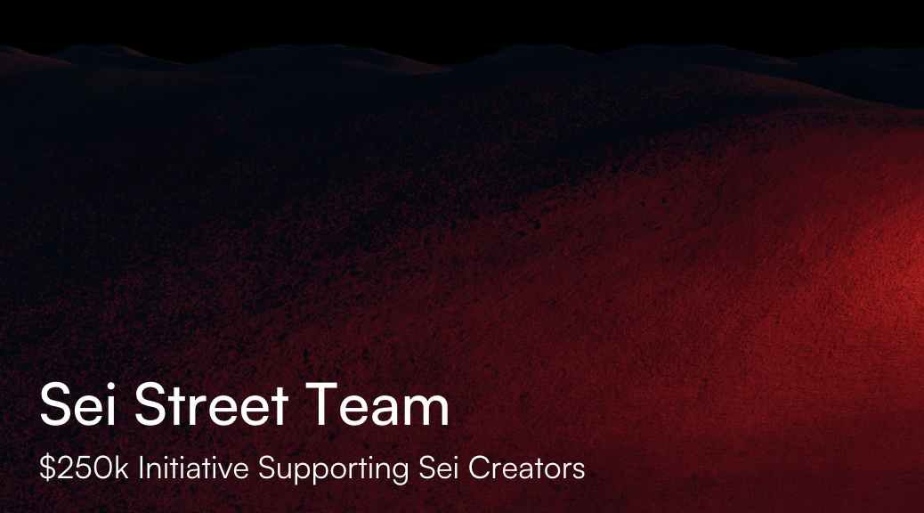 Sei Street Team - A Quarter Million Dollar Initiative Supporting Sei Creators