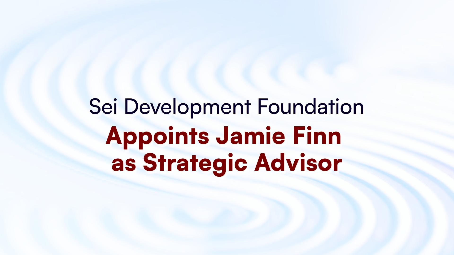 Sei Development Foundation Appoints Jamie Finn as Strategic Advisor