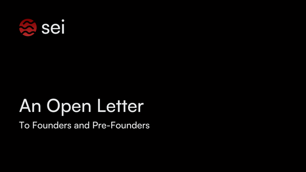 An Open Letter to Founders and Pre-Founders