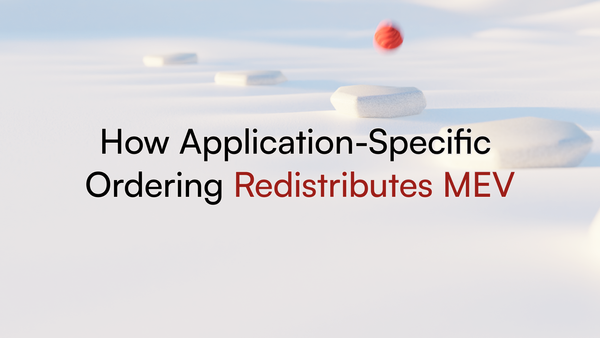 How Application-Specific Ordering Redistributes MEV